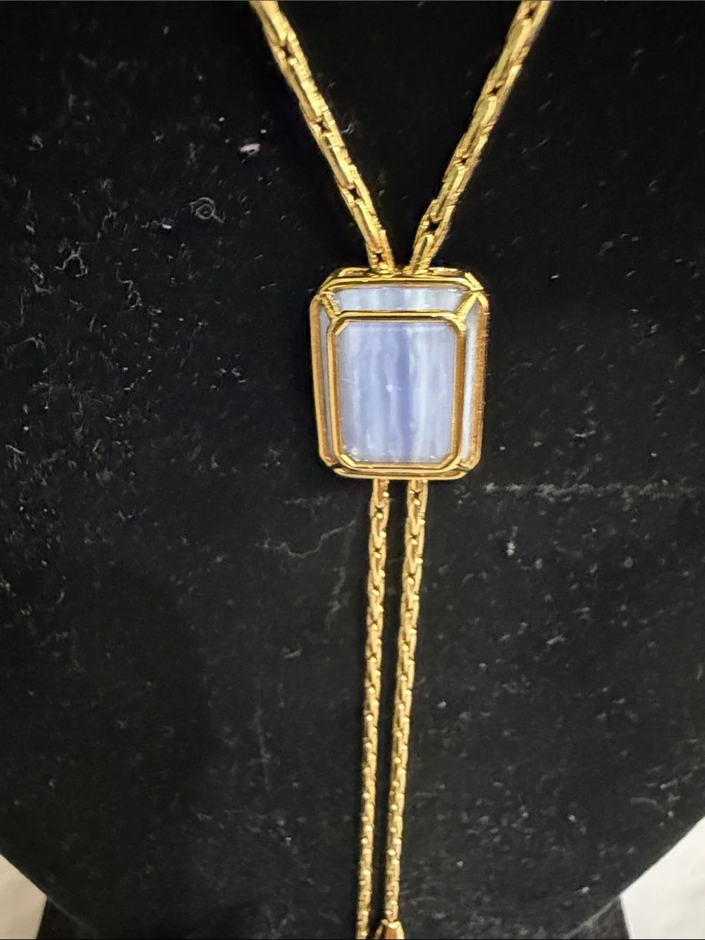 J. Crew Gold-Tone Necklace, Bracelet & Earring Set with Light Blue Stones